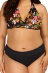 Plus Size Μαγιό Μπικίνι Lorin Μαύρο L-1208