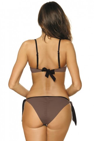 Γυναικείο Μαγιό Μπικίνι με Ενίσχυση Marko Camilla Dark Taupe Καφέ M-489