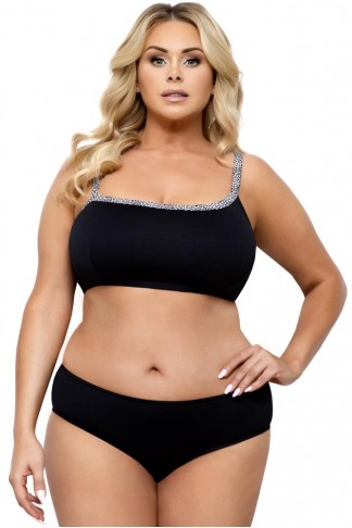 Plus Size Μαγιό Μπικίνι Lorin Μαύρο L-5184