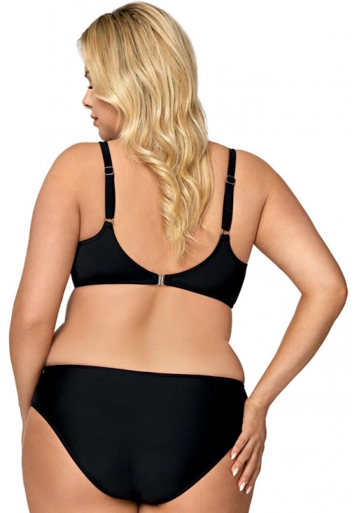 Plus Size Μαγιό Μπικίνι Lorin Μαύρο Ροζ L-3066