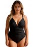  Γυναικείο Μαγιό Ολόσωμο Annamu Μαύρο A-1164