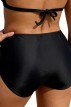 Ψηλόμεσο Plus Size Σλιπ Μαγιό με Ντραπέ Εφέ Annamu A-1182