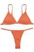 Πορτοκαλί Ριπ Μπικίνι Τρίγωνο με String Σλιπ LadyM MA-01-Orange